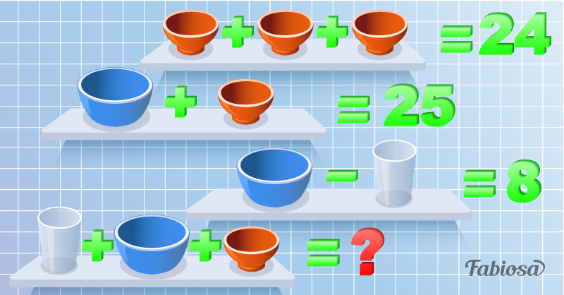 Как быстро вы сможете решить эту задачку? Засекайте время!